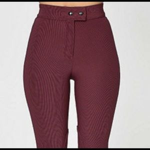 American Apparel Maroon riding pants